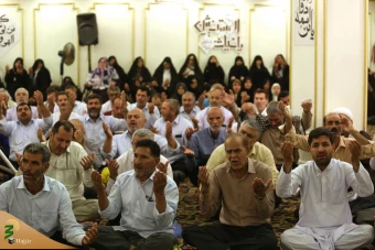 مراسم دعای ندیه در مدینه  3