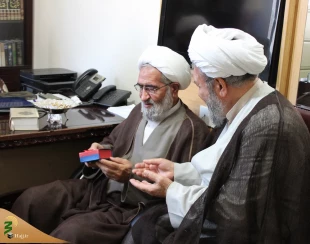 معاون جامعه مدرسین حوزه علمیه قم در کربلا 3