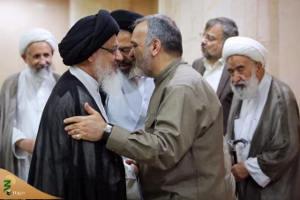 دیدار سرپرست حجاج ایرانی با نمایندگان بعثه های مراجع عظام درمدینه منوره 18