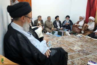 دیدار سرپرست حجاج ایرانی با نمایندگان بعثه های مراجع عظام درمدینه منوره 30