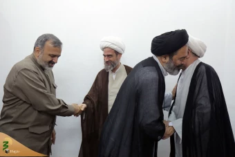 دیدار سرپرست حجاج ایرانی با نمایندگان بعثه های مراجع عظام درمدینه منوره 38