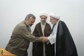 دیدار سرپرست حجاج ایرانی با نمایندگان بعثه های مراجع عظام درمدینه منوره 39