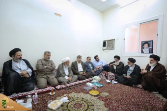 دیدار سرپرست حجاج ایرانی با نمایندگان بعثه های مراجع عظام درمدینه منوره 48