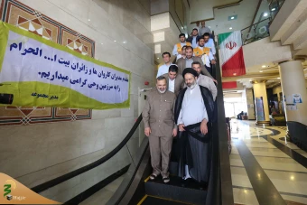 بازدید سرپرست حجاج ایرانی از هتل های زائران ایرانی در مدینه 11