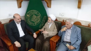 دیدار مسئول بعثه نجف با مدیر روابط عمومی حرم مطهر علوی 3