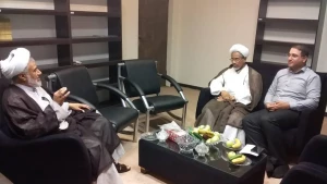 دیدار اعضای کمیته فرهنگی اربعین هرمزگان با امام جمعه بندرعباس