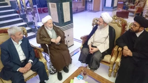 رئیس جامعه مدرسین حوزه علمیه قم به عتبات رفت