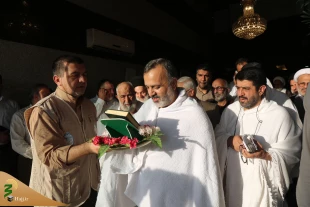 سرپرست حجاج ایرانی در مسجد شجره محرم شد 3
