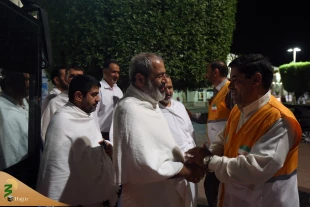 سرپرست حجاج ایرانی در مسجد شجره محرم شد 12
