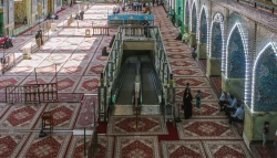 تصاویر احداث سرداب امام حسین در حرم قمر بنی هاشم 2