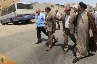 بازدید سرپرست حجاج ایرانی از هتل های زائران ایرانی در مکه مکرمه 2
