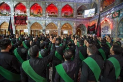 سوگواری خادمان حسینی در شب شهادت امام جواد 3