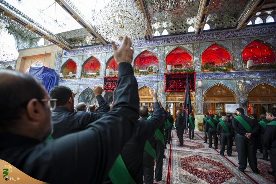 سوگواری خادمان حسینی در شب شهادت امام جواد 4
