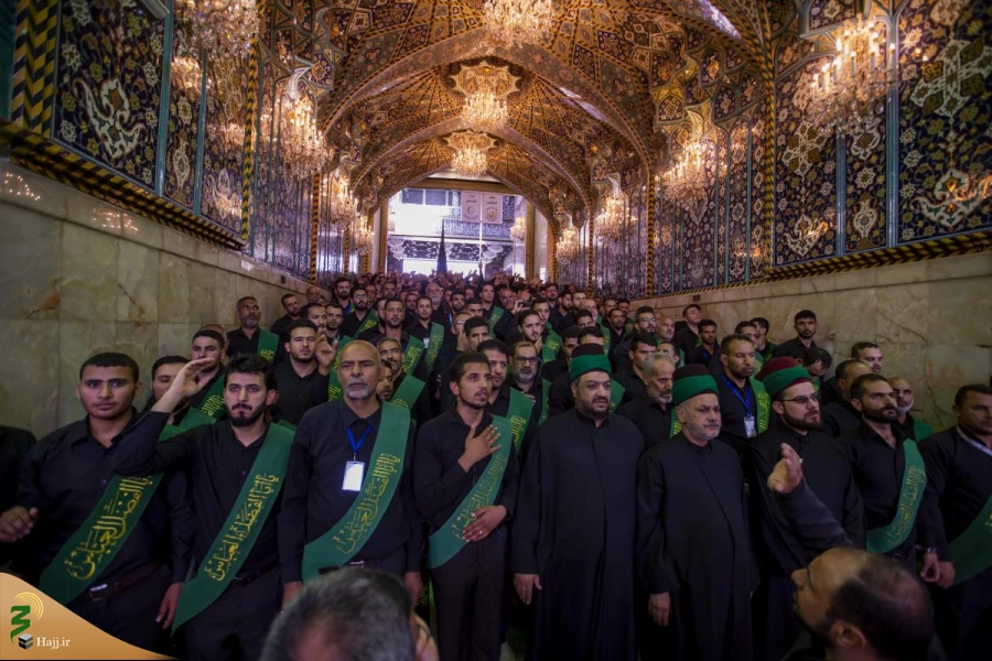 سوگواری خادمان حسینی در شب شهادت امام جواد 5