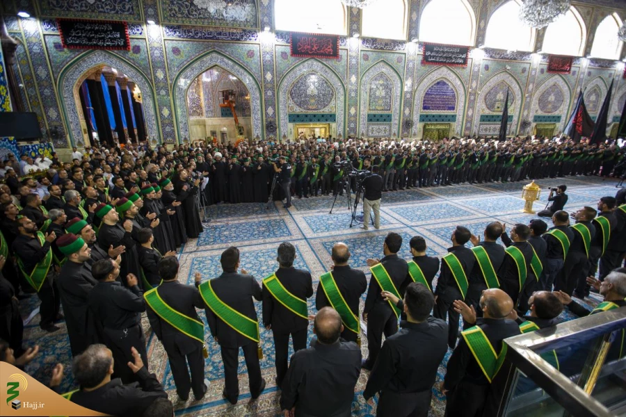 سوگواری خادمان حسینی در شب شهادت امام جواد 6