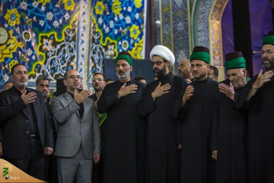 سوگواری خادمان حسینی در شب شهادت امام جواد 8