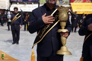 دسته عزای خادمان حرم حضرت معصومه(س) برپا شد/تصاویر 4