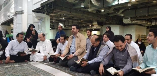 حلقه قرآنی کاروان نور در مسجدالحرام 6