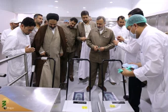 بازدید مسئولان حج از آشپزخانه های مرکزی مکه مکرمه  8