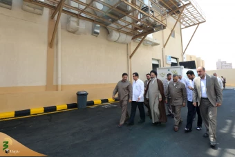 بازدید مسئولان حج از آشپزخانه های مرکزی مکه مکرمه 31
