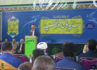 برپایی مراسم شعرخوانی در کارگاه ساخت گنبد حرم مطهر حسینی