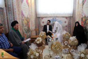 پیوند آسمانی بیش از ۷۰ زوج جوان در حرم حضرت معصومه(س)/تصاویر 2