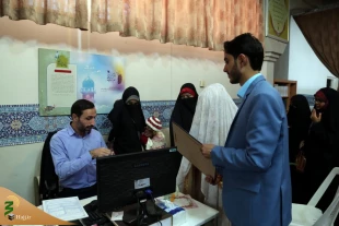 پیوند آسمانی بیش از ۷۰ زوج جوان در حرم حضرت معصومه(س)/تصاویر 7