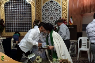 پیوند آسمانی بیش از ۷۰ زوج جوان در حرم حضرت معصومه(س)/تصاویر 14