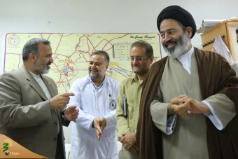 بازدید سرپرست حجاج ایرانی از مرکز پزشکی حج و زیارت در مکه مکرمه 10