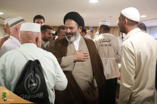 بازدید سرپرست حجاج یرانی از کاروانهای اهل سنت در مکه 3