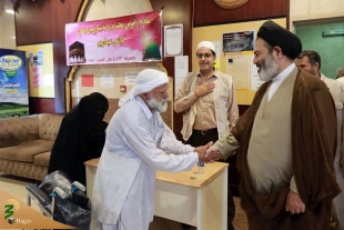 بازدید سرپرست حجاج یرانی از کاروانهای اهل سنت در مکه 8