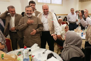 دیدار صمیمی نماینده ولی فقیه در امور حج وزیارت با جانبازان در مکه 14