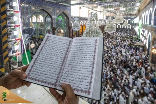 دعای عرفه با حضور پرشور زائران در کربلا زمزمه می شود 2