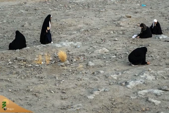 جمع آوری سنگ ریزه برای رمی جمرات  15