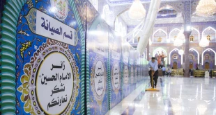 باب قبله حرم امام حسین برای پذیرایی از زائران عرفه بازگشایی شد 10