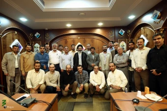 دیدار نماینده ولی فقیه با اصحاب رسانه در مکه مکرمه 2