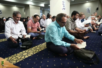 مراسم دعای ندبه در هتل ویولت 6