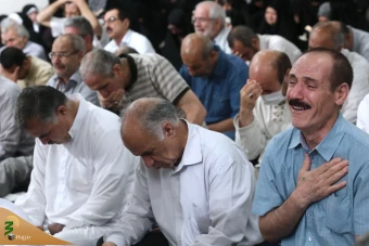 مراسم دعای ندبه در هتل ویولت 20
