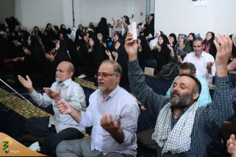 مراسم دعای ندبه در هتل ویولت 31