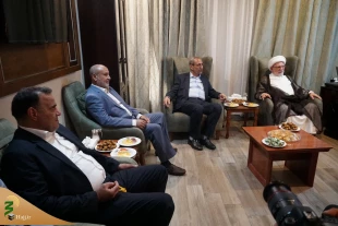 دیدار رئیس هیئت اعزامی مجلس اعلای عراق به حرمین شریفین با سرپرست حجاج ایرانی 6