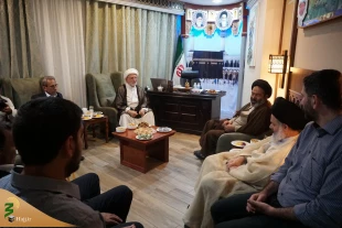دیدار رئیس هیئت اعزامی مجلس اعلای عراق به حرمین شریفین با سرپرست حجاج ایرانی 8