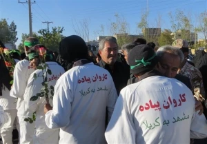 کاروانی که 72 روز برای رسیدن به کربلا پیاده ‌روی می‌کند