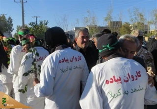 کاروانی که 72 روز برای رسیدن به کربلا پیاده ‌روی می‌کند