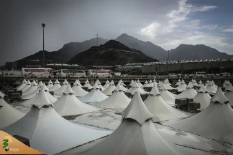 سه روز حضور زائران برای رمی جمرات در منا 32
