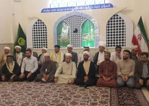جمعی از ائمه جمعه اهل تسنن عراق به حرم مطهر رضوی مشرف شدند