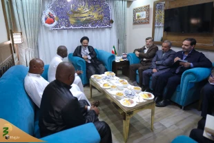 دیداردو تن ازعلمای شیعی فعال در تانزانیا و بروندی با سرپرست حجاج ایرانی 2