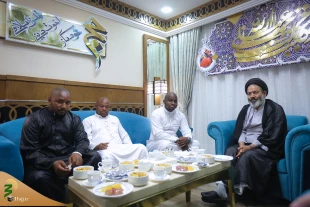 دیداردو تن ازعلمای شیعی فعال در تانزانیا و بروندی با سرپرست حجاج ایرانی 6