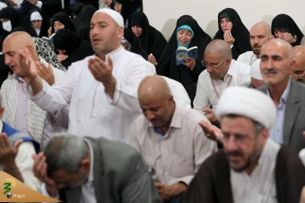 اولین دعای کمیل حجاج ایرانی پس از انجام مناسک حج تمتع 20