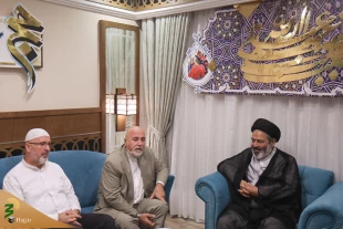 رئيس بعثة الحج الايرانية يستقبل نائب رئيس علماء البوسنة والهرسك