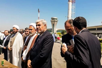 گزارش تصویری بازگشت اولین گروه از حجاج ایرانی به میهن اسلامی
 3
